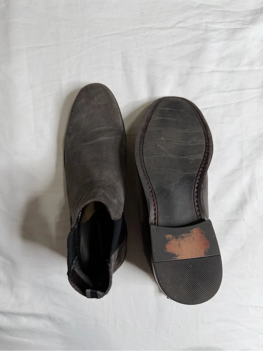 Men’s Chelsea Boots Crown Vintage Gray Fall Shoe Size 11